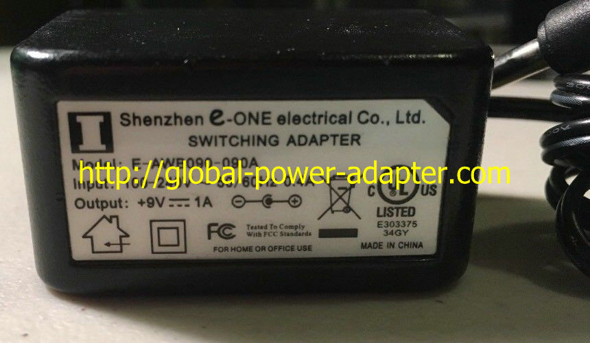 *Brand NEW* Shenzhen E-one 9V E-AWB090-090A AC Power Adapter